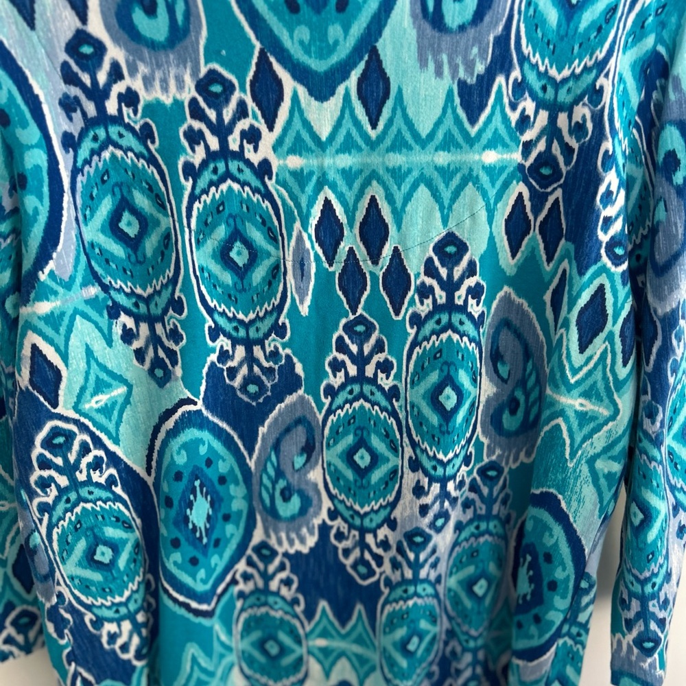 Ruby Rd L 3/4 sleeve top - Picture 8 of 8